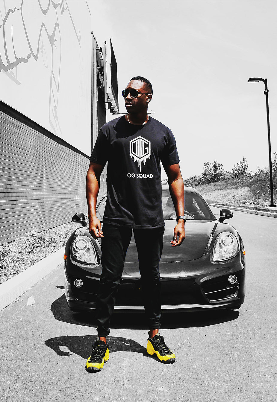Drip Logo T-Shirt in Black Drip Logo T-Shirt in Black