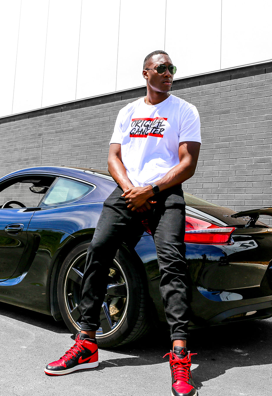 Original Gangster T-Shirt in White Original Gangster T-Shirt in White